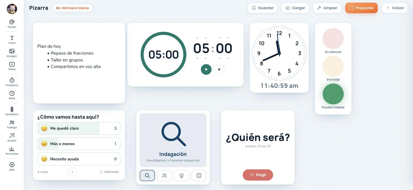 Pizarra interactiva de Alquie